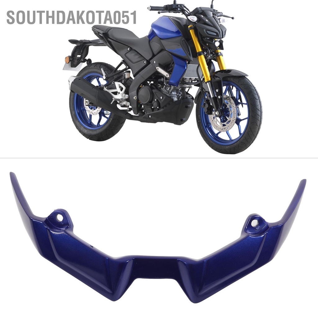 Southdakota051 Xe máy phía trước Fairing Winglet ABS màu xanh lam chịu nhiệt mài mòn Thay thế cho MT ‑ 15 2019+