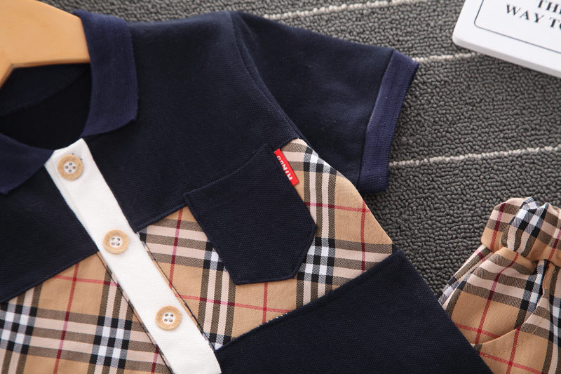 BURBERRY Set Áo Sơ Mi Và Quần Dài Thời Trang Hàn Quốc Đáng Yêu Cho Bé Trai Dễ Thương