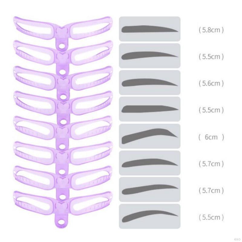 Bộ khuôn vẽ chân mày có thể tái sử dụng tiện lợi For Man And Women