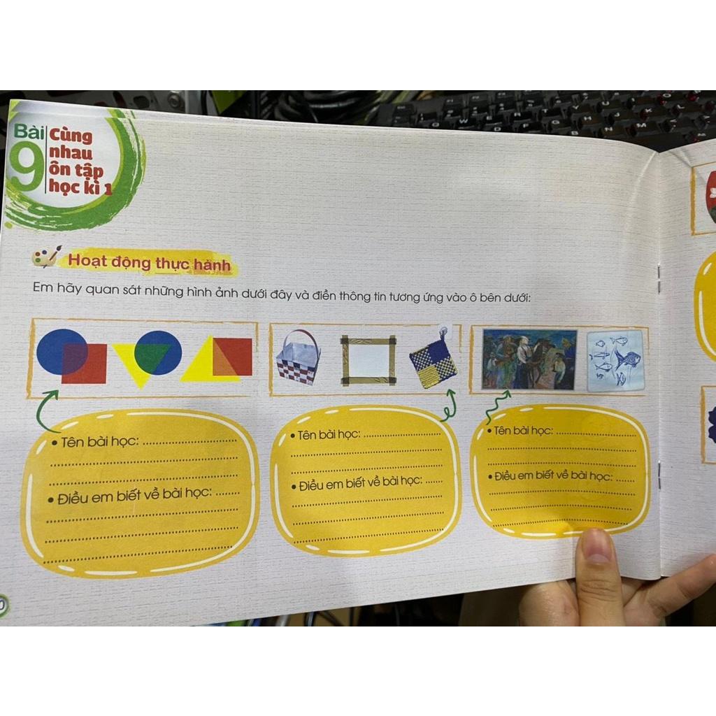 Sách - Vở thực hành mĩ thuật 3 ( Cánh diều ) + Bán kèm 1 tẩy chì