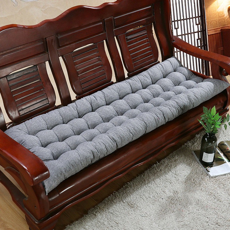Đệm sofa gỗ chắc chắn bốn mùa dải dài phổ quát kiểu dáng cũ ghế gụ ba