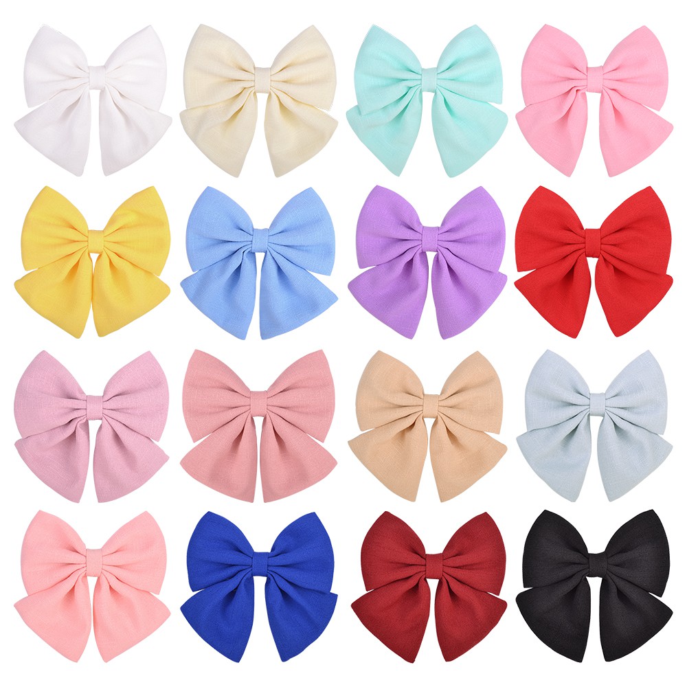Kẹp tóc KIDSBOWS trang trí nơ ruy băng phong cách Hàn Quốc xinh xắn dành cho nữ