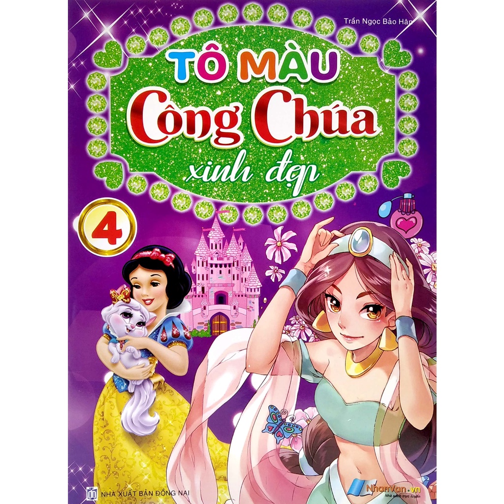 Sách Tô Màu Công Chúa Xinh Đẹp - Tập 4
