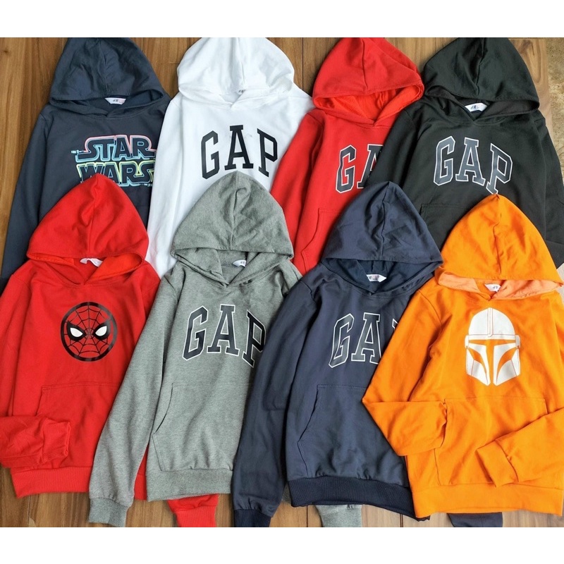 Áo nỉ hoddie bé trai bé gái 4-14y