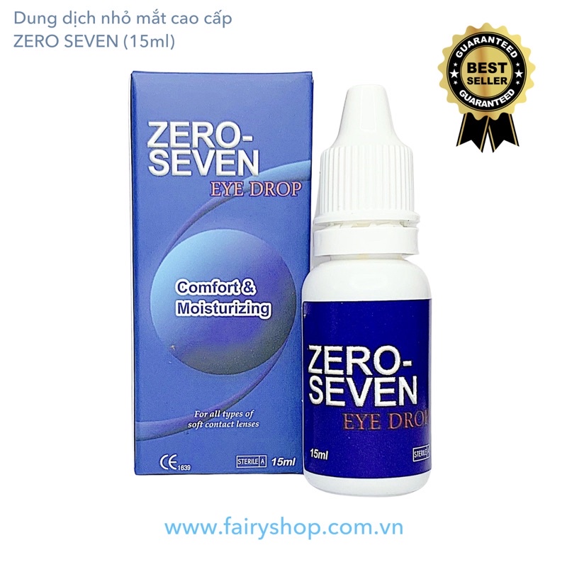 Nhỏ mắt Zero seven 15ml - Nước Nhỏ Mắt Kính Áp Tròng FAIRY SHOP CONTACT LENS