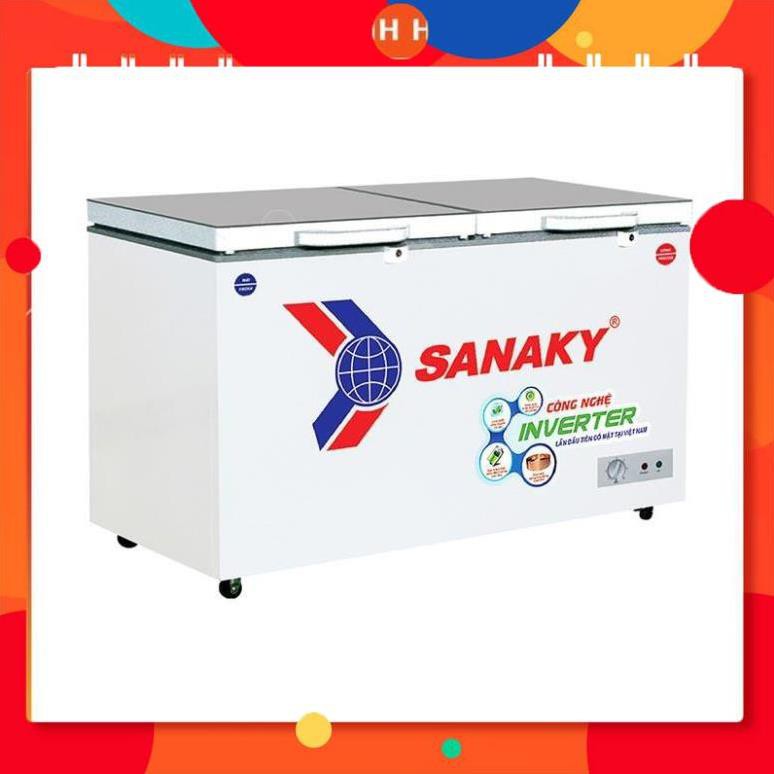 [ FREE SHIPÍ KHU VỰC HÀ NỘI ] Tủ đông Sanaky mặt kính 2 chế độ Inverter VH-2899W4K ( Xám )  - Bmart247 24h