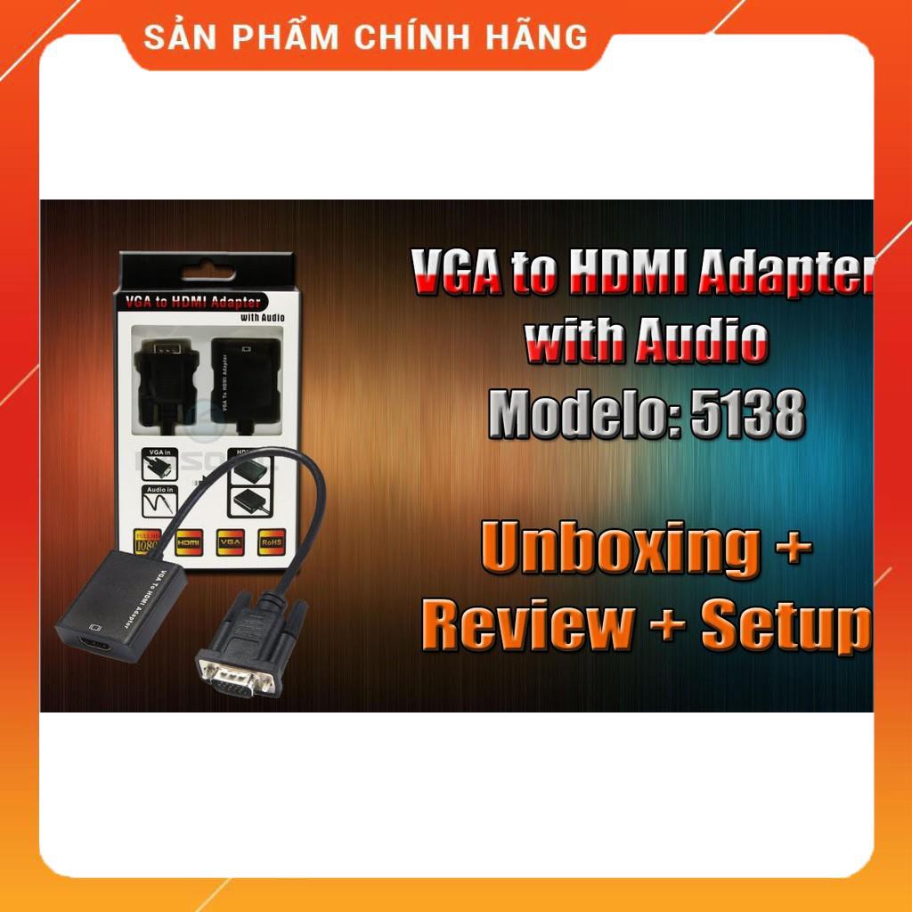 Cáp chuyển Đổi VGA sang HDMI full HD 1080p dailyphukien