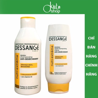 Dầu gội & dầu xả phục hồi hư tổn, tóc bết dầu Dessange Nutri-Extreme 250ml