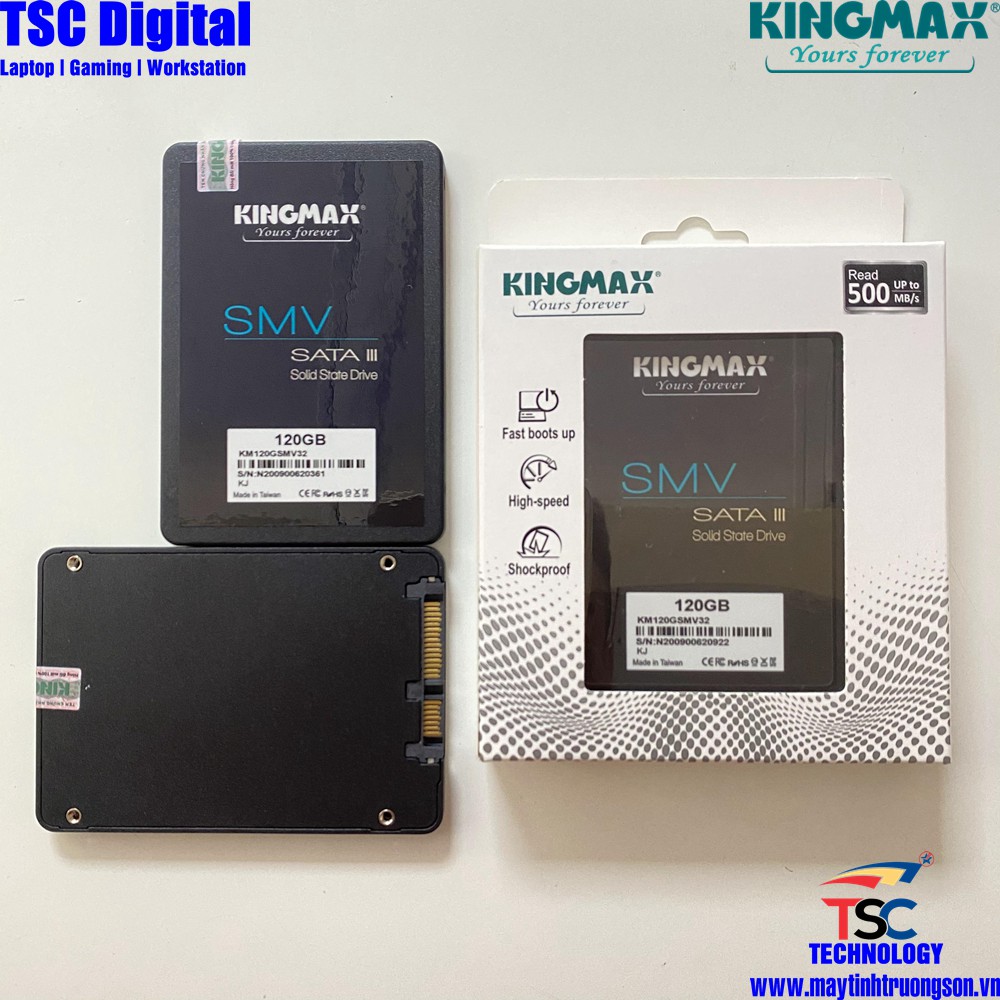 Ổ cứng SSD Kingmax Sata III 120 GB New 100% Thùy Linh Phân Phối