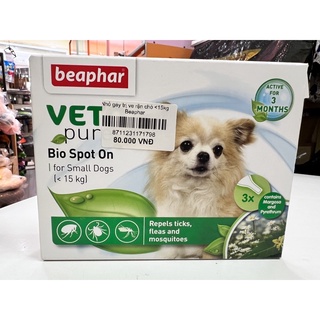 THUỐC NHỎ GÁY TRỊ VE CHO CHÓ - Beaphar Hà Lan