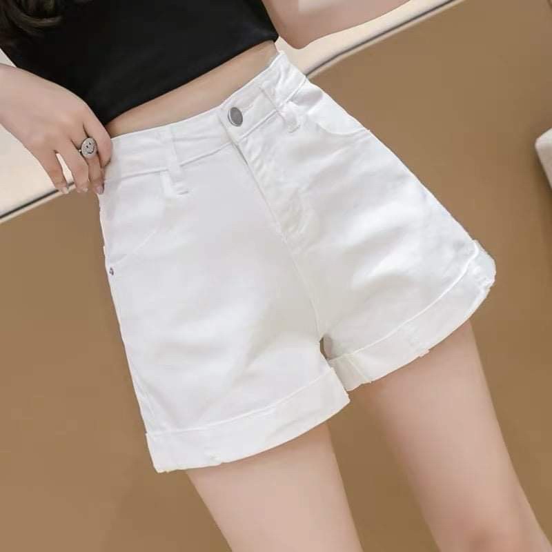 Quần kaki nữ lưng cao lật lai có túi chất co dãn lên form siêu xinh giá rẻ