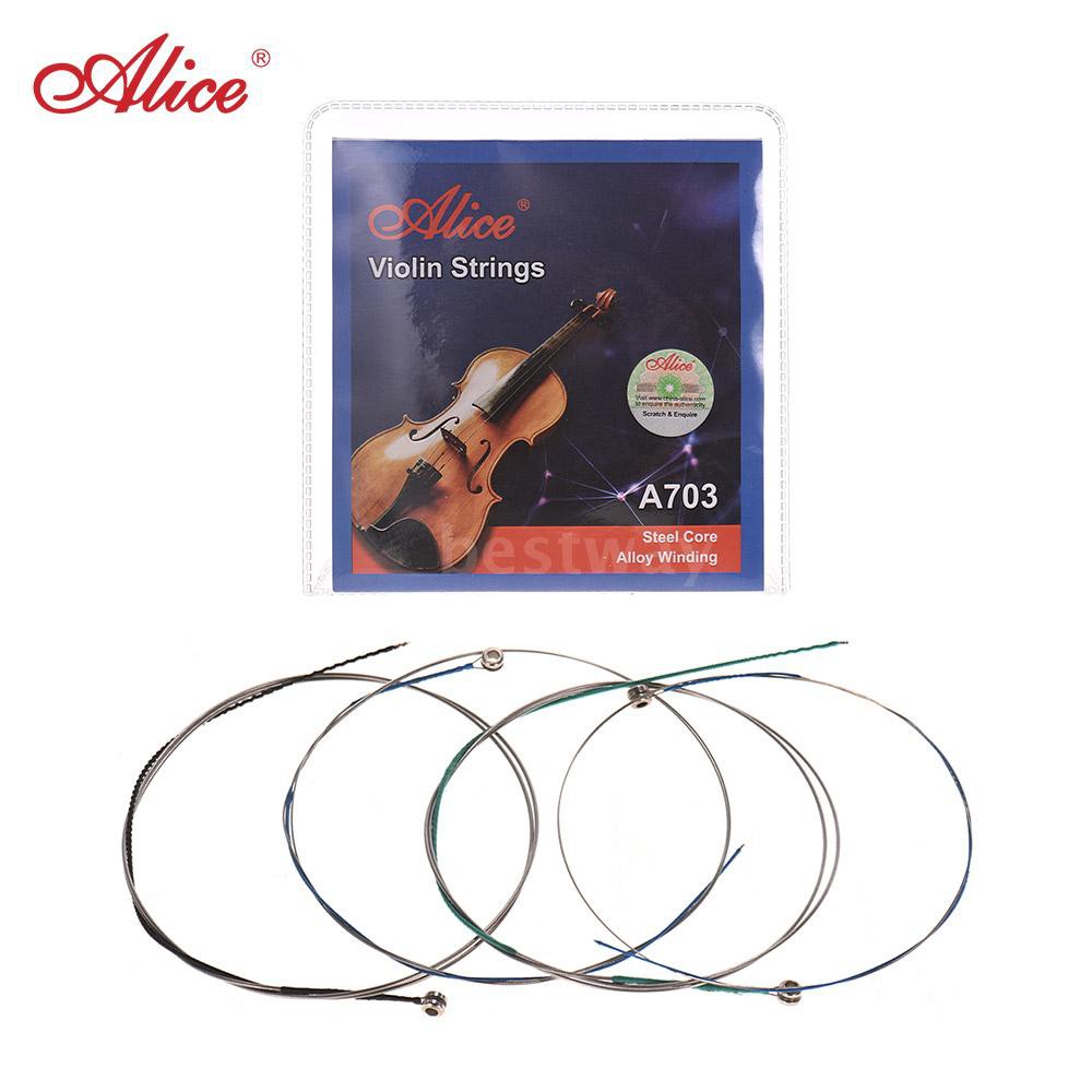 Set Dây Đàn Vi-ô-lông Alice A703 Bằng Hợp Kim Thép