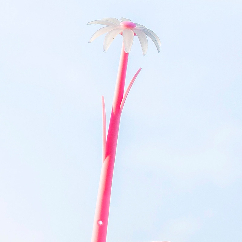 &lt;Video Review&gt; Bút Bi Nước Mực Nước Hình Hoa Tuyết Trắng Đổi Màu Dưới Nắng D027