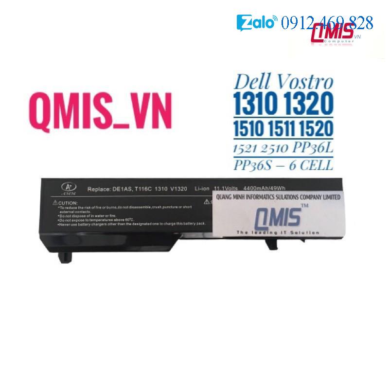 Pin laptop Dell Vostro 1310 1320 1510 1511 1520 1521 2510 PP36L PP36S – 1310 – 6 CELL