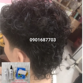 thuốc uốn lạnh Collagen Dusill 120ml siêu xoăn, uốn tóc nam, uốn tóc nữ AZ008 tặng kẹp