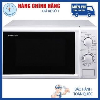 Lò vi sóng sharp r-g226vn-s 20l, có nướng - bảo hành 12 tháng