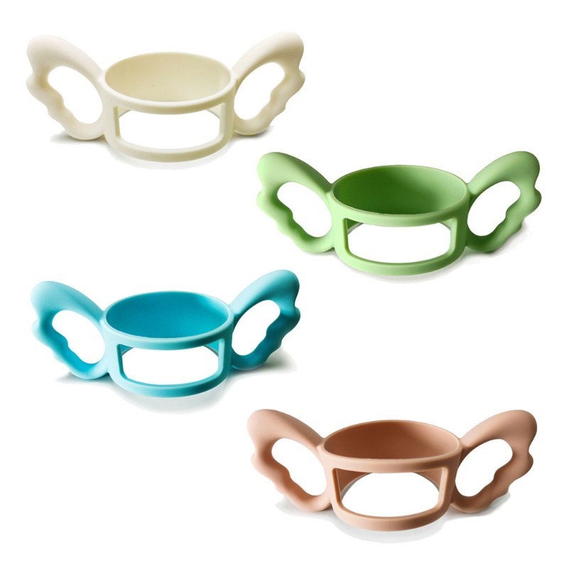 Tay Cầm Bình Sữa Bằng Silicone An Toàn Cho Bé Đường Kính 6-7cm Mã 666
