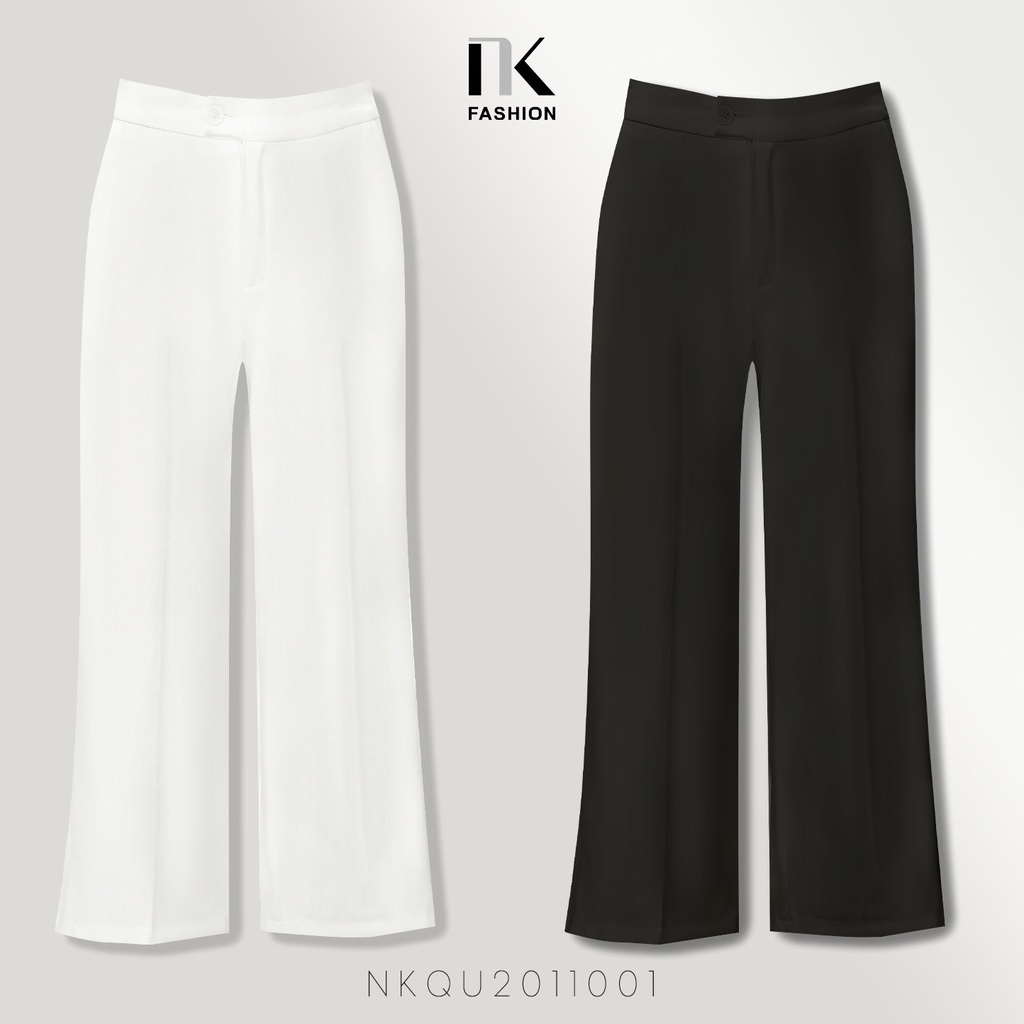 Quần Tây Nữ Ống Rộng NK FASHION Lưng Cao Dáng Suông Cho Nữ Công Sở NKQU2011001