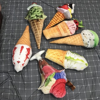 Gấu bông que kem gối ôm 3D