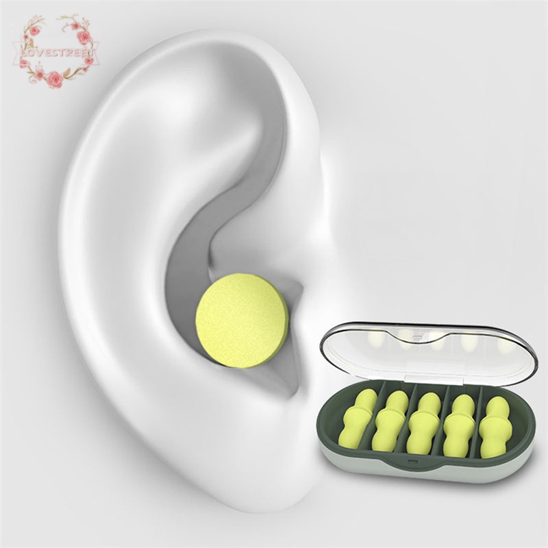 Ls Bộ đồ chơi xếp hình| Set 4/10 nút silicon mềm bịt tai chống ồn khi ngủ