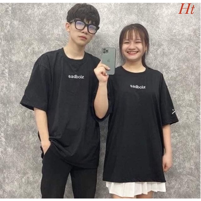 [HÀNG MỚI GIÁ ĐẸP] Áo phông cộc tay 2 mặt Hình in nổi Nam, nữ mặc đều đẹp