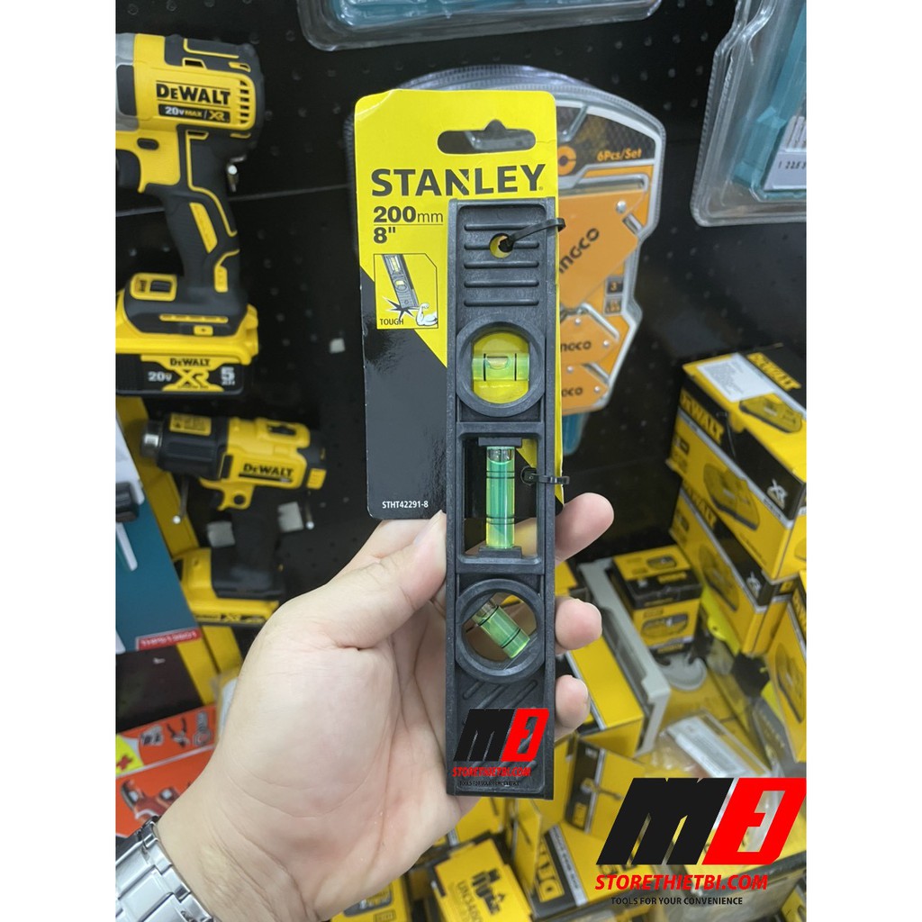 STHT42291-8 Thước thủy từ tính 8&quot;Stanley