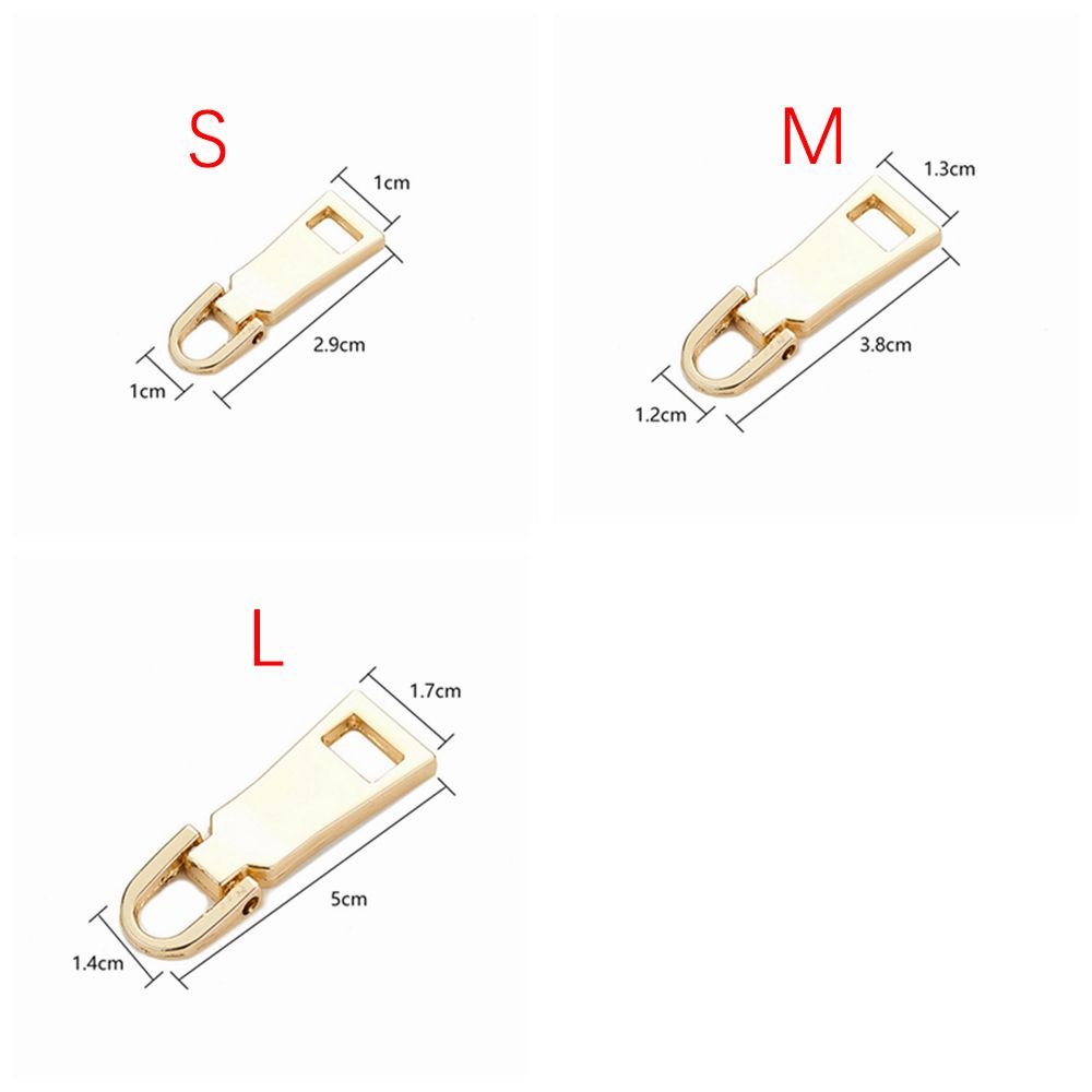 1 đầu khóa kéo kim loại có thể tháo rời dùng cho balo DIY # 8 # 5 # 3 # nhiều màu