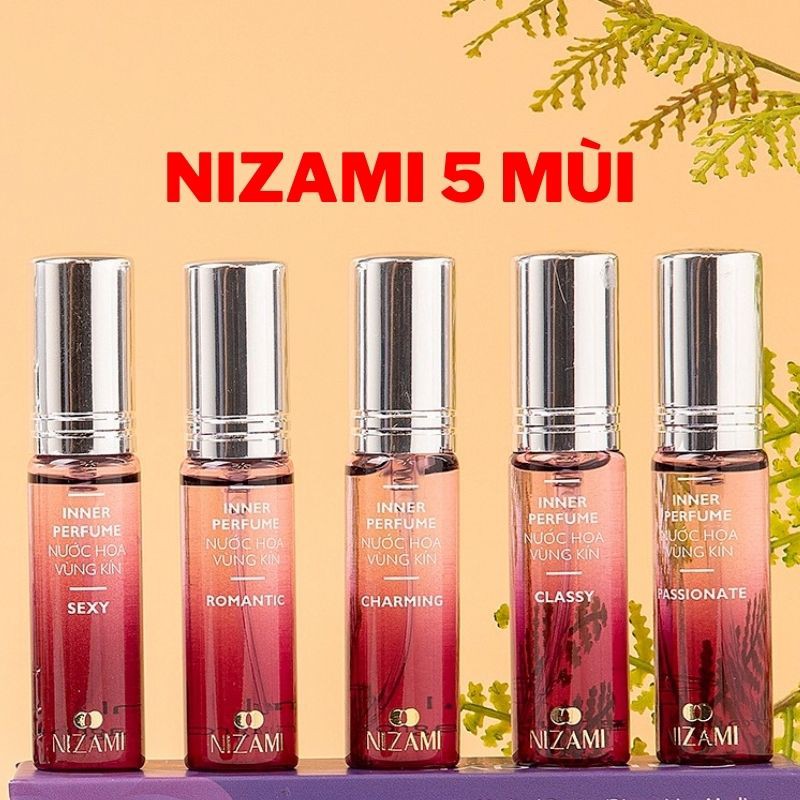 Nước hoa vùng kín 5 mùi thoải mái đam mê NIZAMI | Thế Giới Skin Care