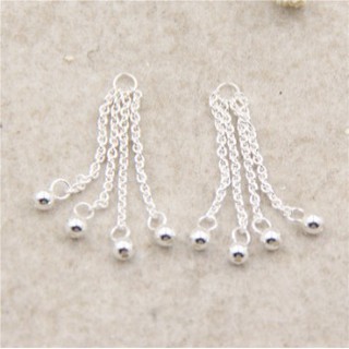 Charm bạc s925 Tua rua CH132