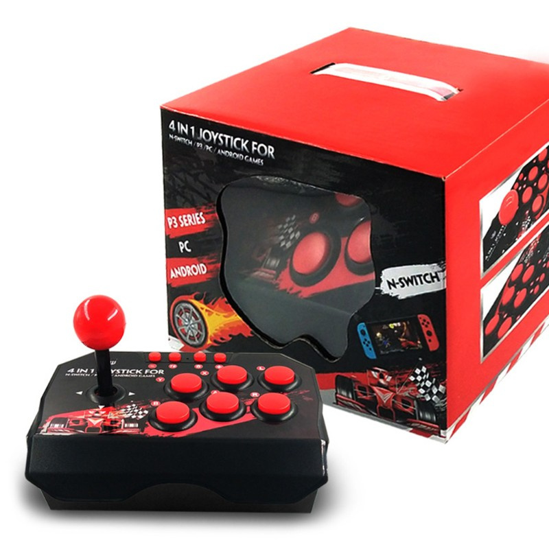 [yxa] USB Arcade Fightstick Game Joystick Gaming Controller for N-intendo Switch