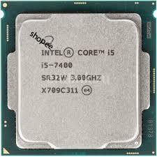 CPU intel I5 - 7500+7400 Tray không box+tản