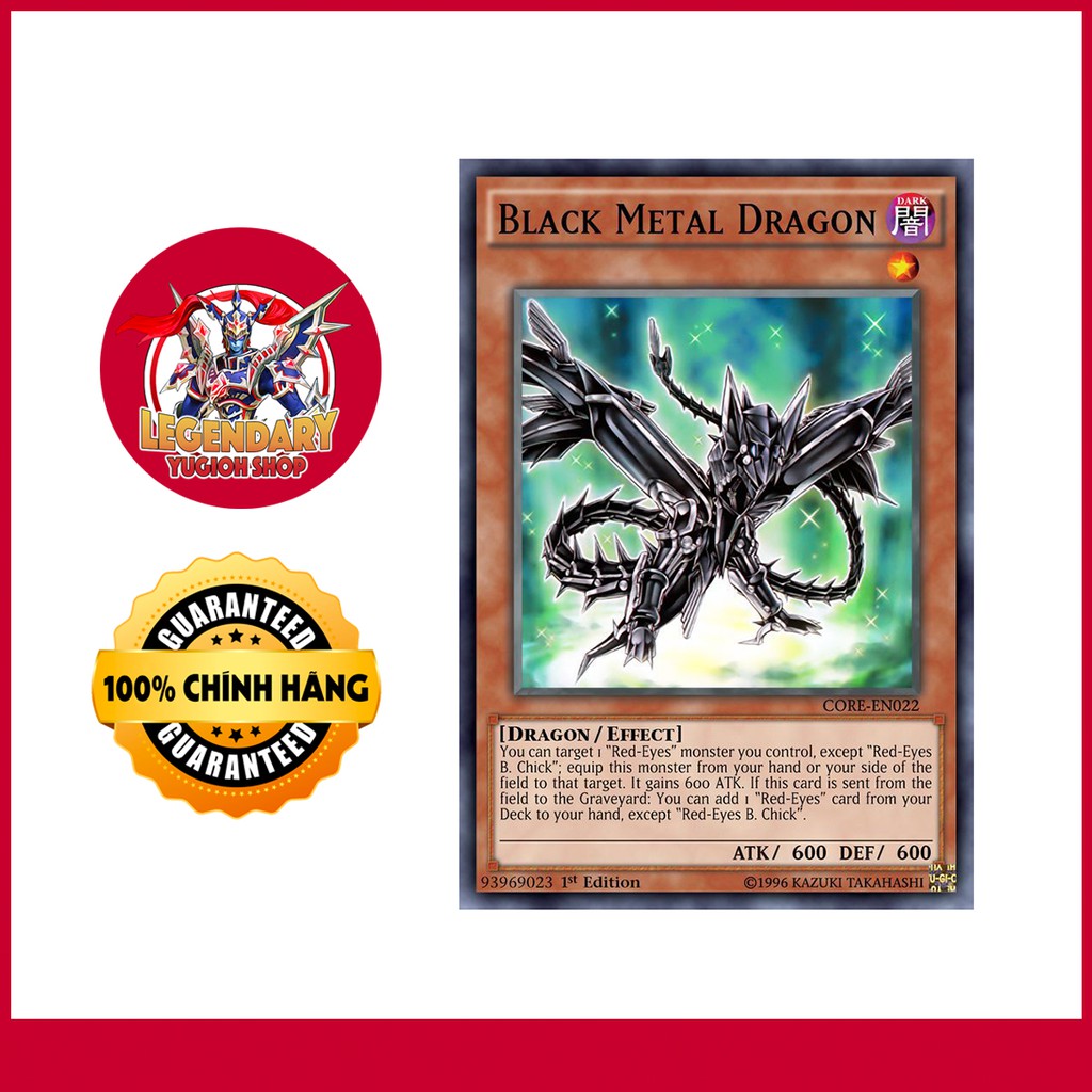 [JP][Thẻ Bài Yugioh Chính Hãng] Black Metal Dragon