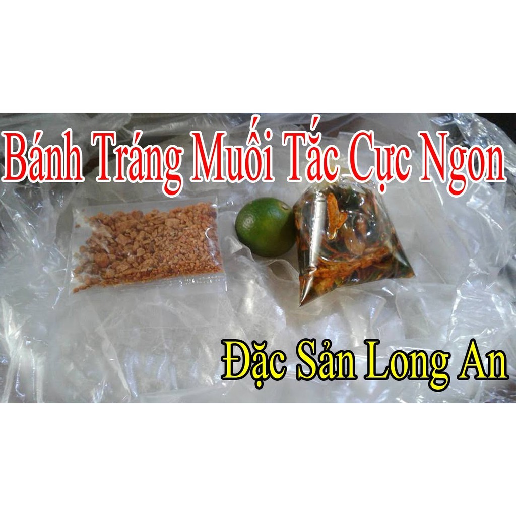 Bánh tráng tắc sa tế tôm nhà làm