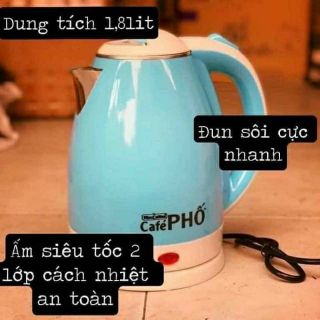Ấm siêu tốc hàng khuyến mãi cafe phố