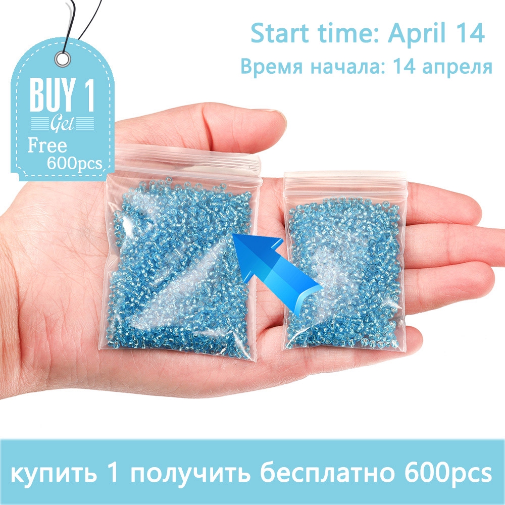 St.kunkka 1200 cái / túi 2,5mm hạt thủy tinh đục lỗ đồ trang sức thủ công