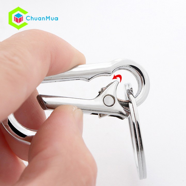 Móc Khóa Cài Thắt Lưng Cho Nam Treo Chìa Khóa Xe Bằng Đồng ( Móc Đai Lưng Móc Đỉa Quần Carabiner )
