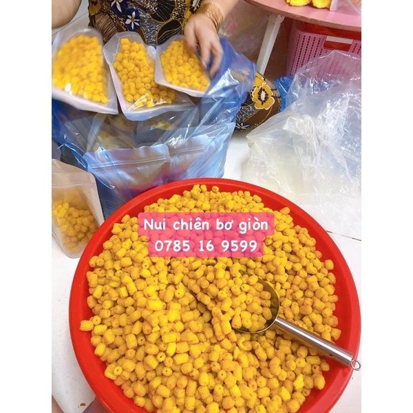 Nui Bơ Chiên Giòn Lắc Phomai Chà Bông Nhỏ