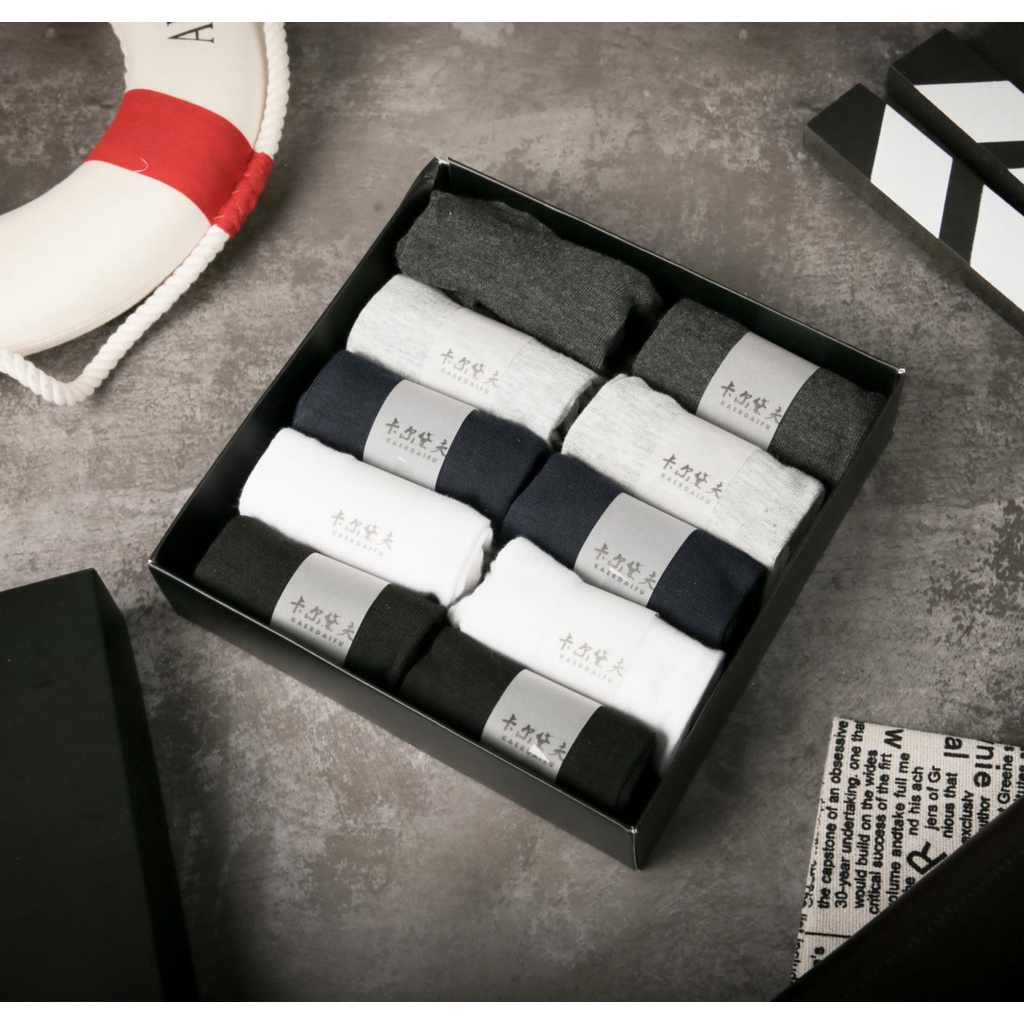 Tất chống thối chân cho nam hộp 10 đôi đủ màu