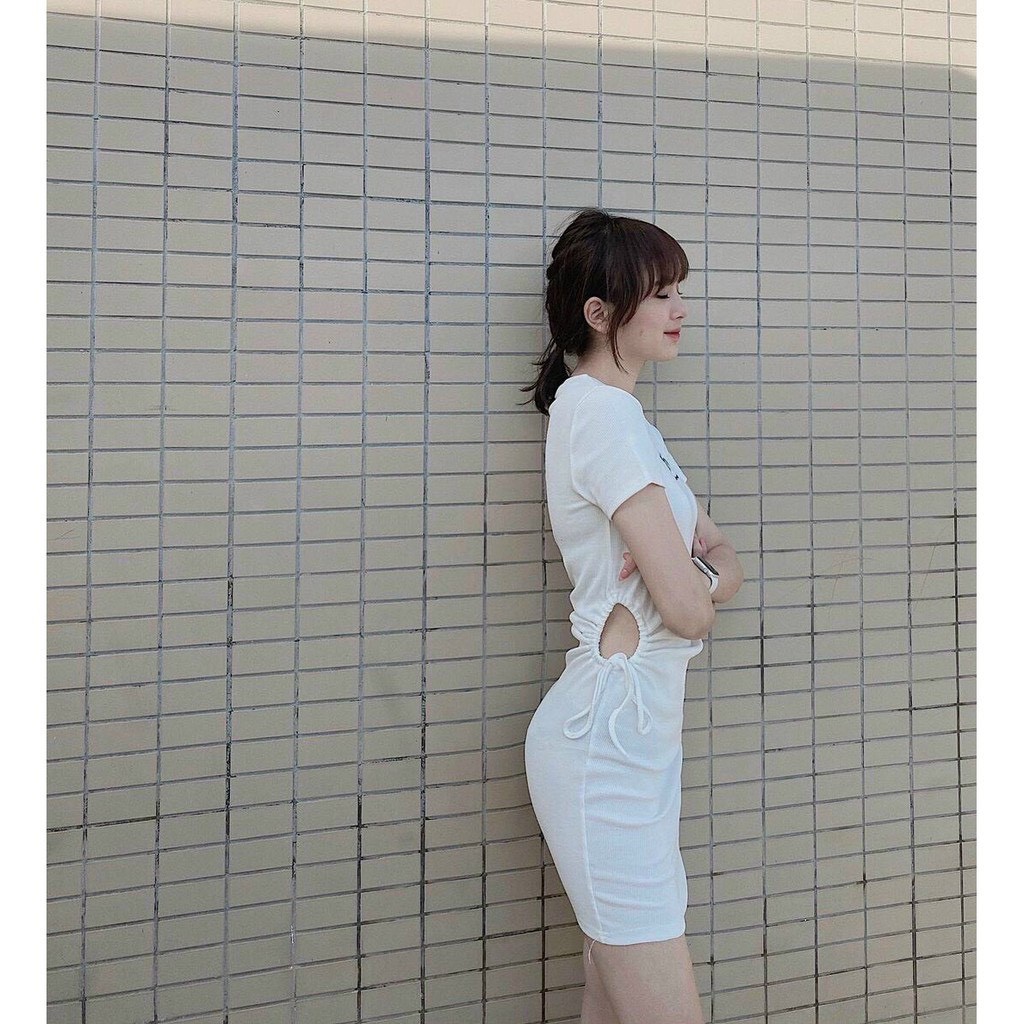 Váy Body Nữ Ôm Dáng- Váy Body Hình Bướm Khoét Eo Chất Thun Siêu Ôm Dáng Hàng Loại 1 | BigBuy360 - bigbuy360.vn