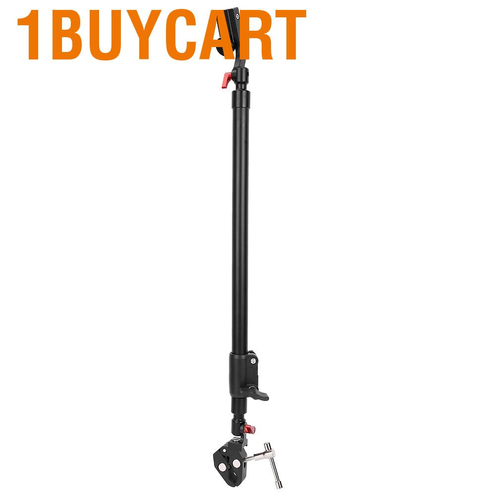1buycart Support Tripod Rods  Durable Sturdy Stable Aluminium Alloy Black Camera Slider for Mobile Phone Outdoor Home