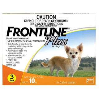 Thuốc nhỏ gáy trị ve rận cho chó Frontline plus