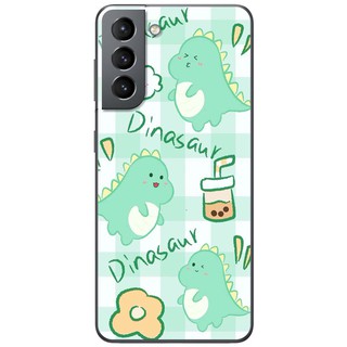 Ốp lưng Samsung Galaxy S21, S21 Plus, S21 Ultra in hình Khủng long cute