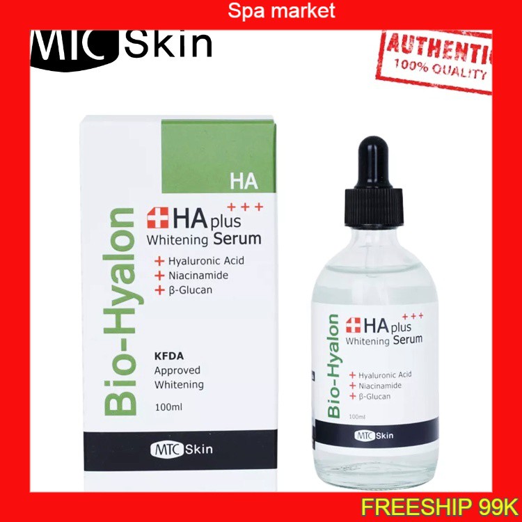 [Hàng chuẩn] Serum HA PLUS MTC Serum cấp ẩm cho da mềm mại trắng sáng 100ml | BigBuy360 - bigbuy360.vn