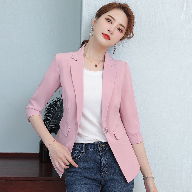 Áo Vest nữ công sở Vest nữ Hàn Quốc thời trang Fashion tay lỡ chất liệu cao cấp đủ màu | BigBuy360 - bigbuy360.vn