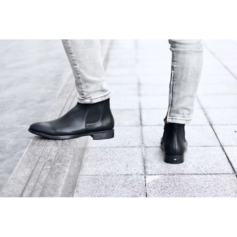 Giày Chelsea Boots Zip Nam Cao Cổ Khóa Kéo UDANY Thời Trang Tôn Dáng - GCN10