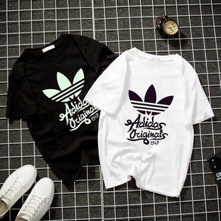 Áo thun unisex logo cá tính màu trắng 2019T843