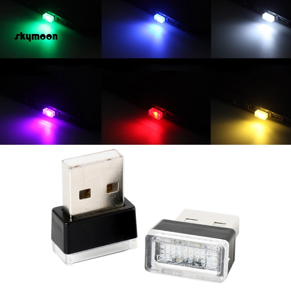 【SKY】 Mini USB LED Car Home Cinema Auto Interior Light Neon Atmosphere Ambient Lamp
