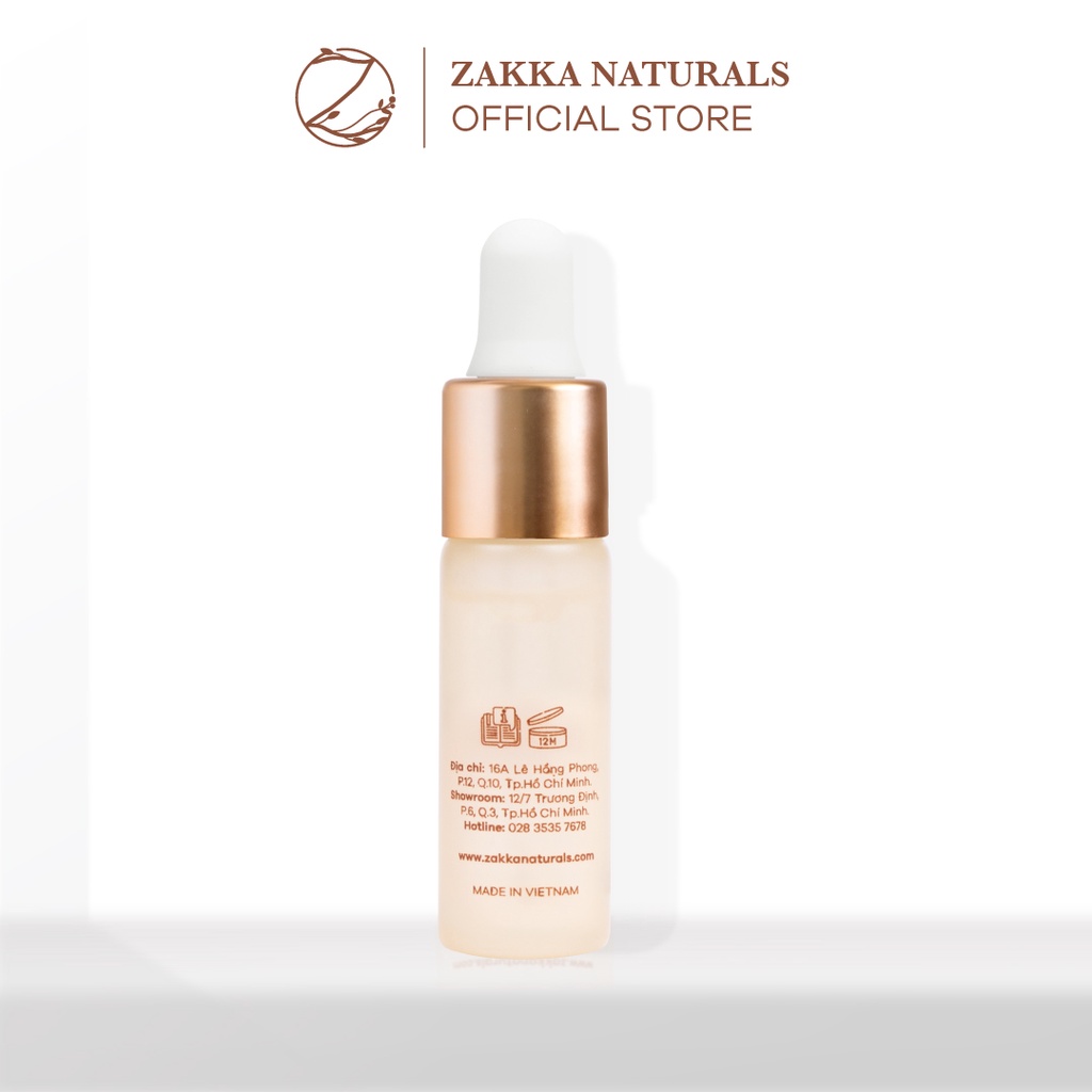 [GIFT] Sample Serum (Tinh Chất) Cấp Nước Zakka Naturals Super Hyaluronic Vitamins Serum 4ml