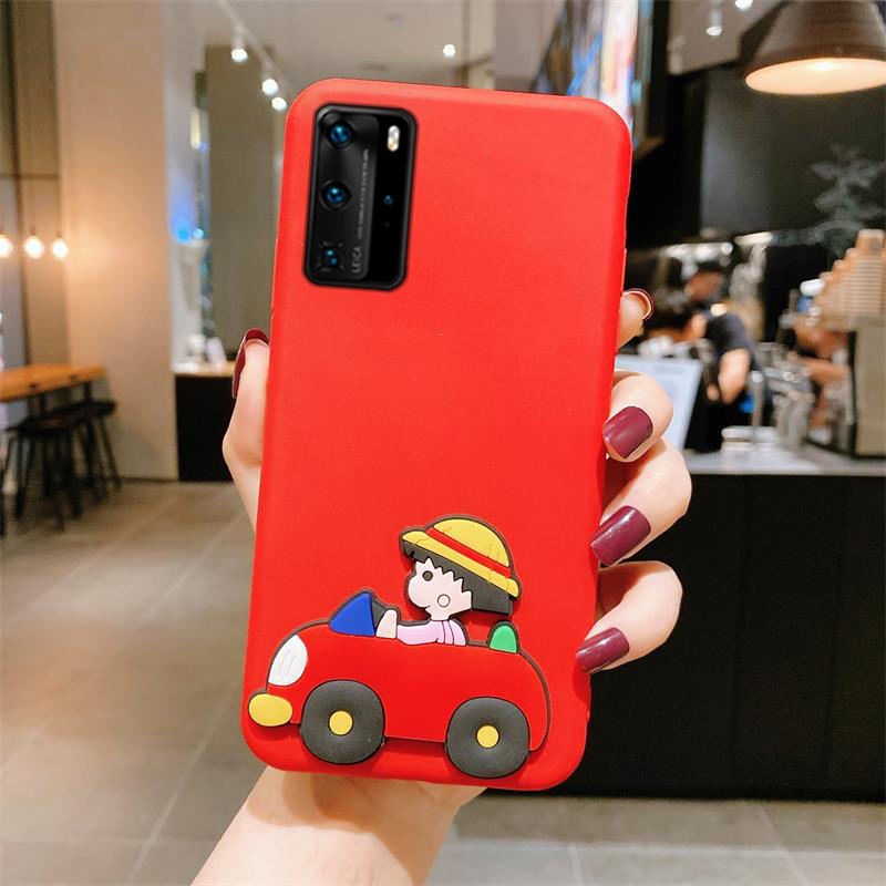 Ốp Lưng Mềm In Hình Cậu Bé Bút Chì 3d Dễ Thương Cho Iphone 12 Mini 11 Pro Max 6 6s 7 8 Plus X Xs Max Xr