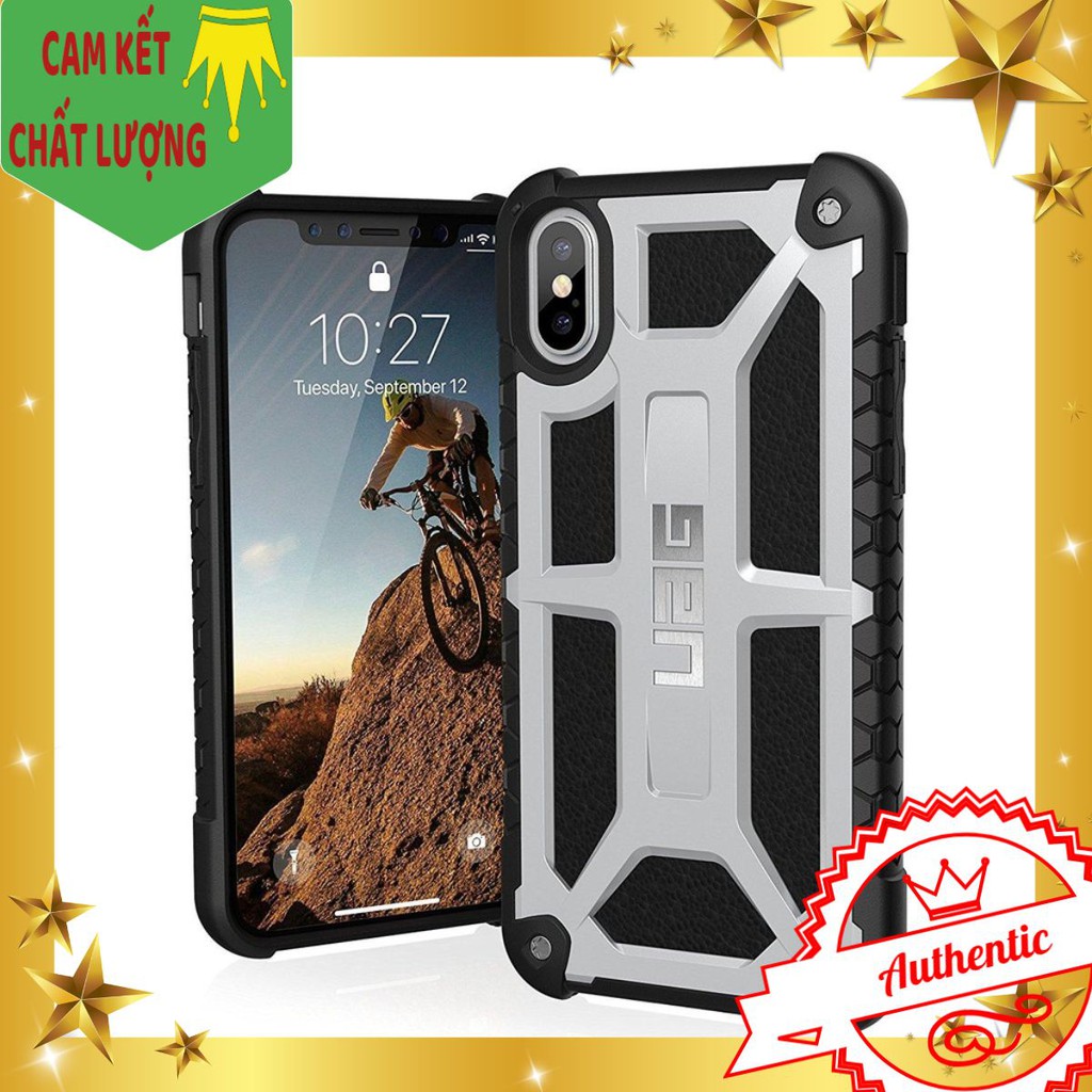 Ốp lưng iPhone X/ iPhone 10 UAG Monarch (Bạc ) - Cam kết chất lượng